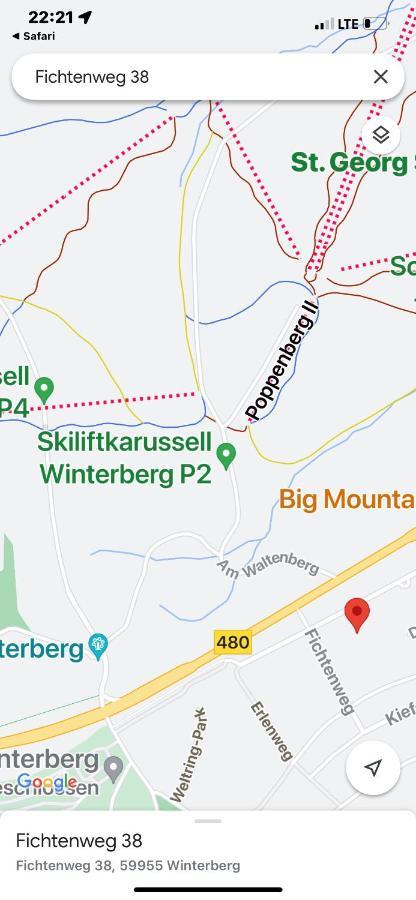 Appartement An Der Erlebniskappe Mit Fahrradkeller Winterberg Eksteriør billede
